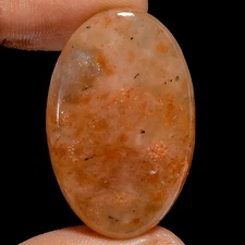 100% Natural Sunstone Oval Shape Cabochon Gemstone 51.5 Ct. 35X23X7 mm X-25337