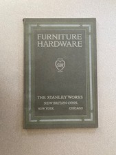 ORIGINAL Stanley Furniture Hardware Catalog 1917 New Britain Conn