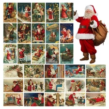 Retro Christmas Greeting Cards Holiday Card for All Occasions Gift Giving