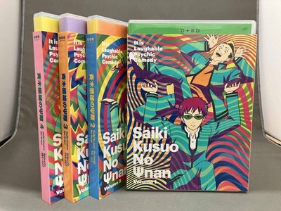 Saiki Kusuo no Psi-nan Complete DVD Set Volumes 1 to 4 Pony Canyon