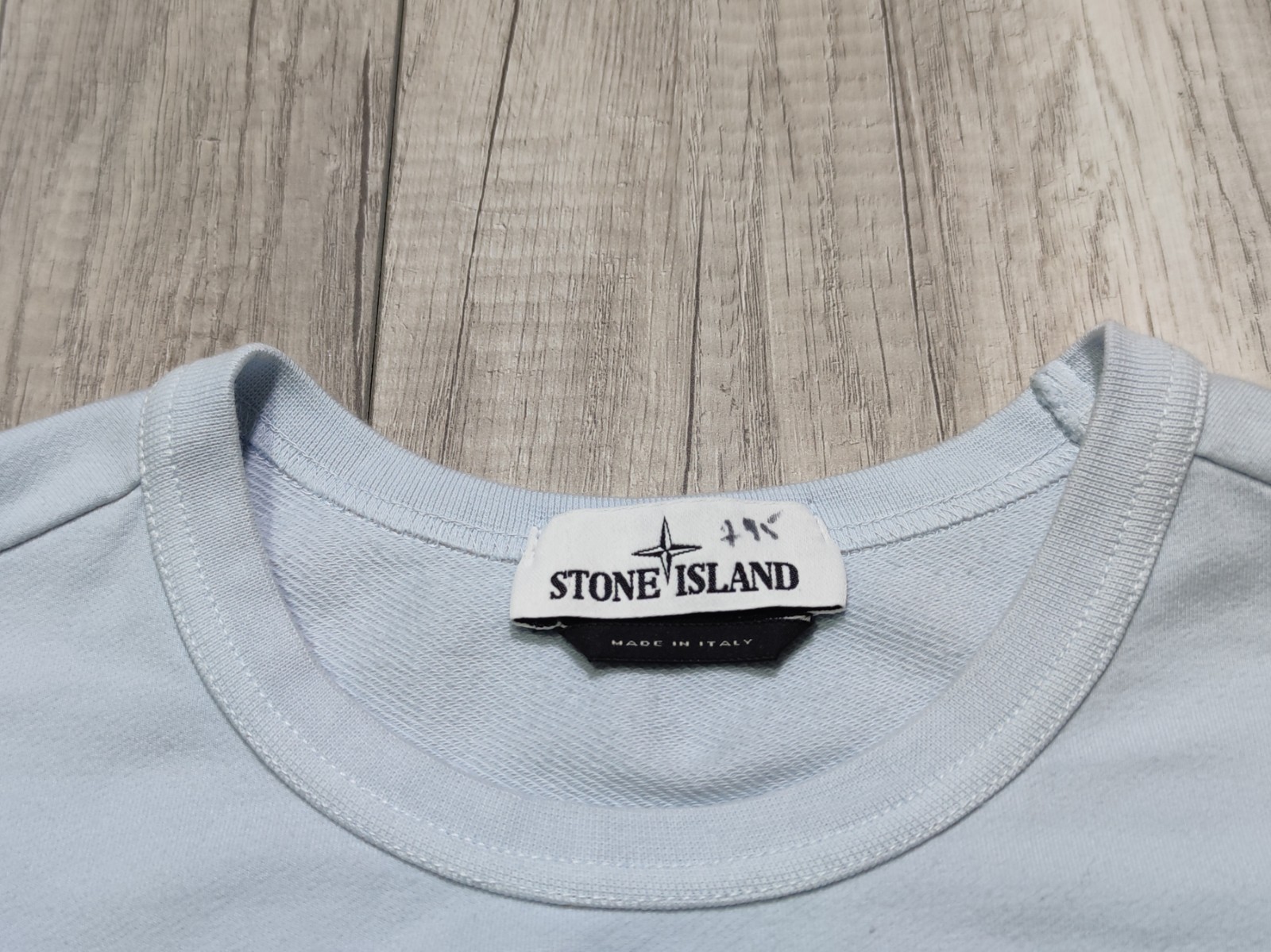 Stone Island Patch Program Light Blue Crewneck Sw… - image 7