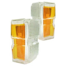 For Chevy El Camino 71 Turn Signal/Parking Light Lenses Driver & Passenger Side