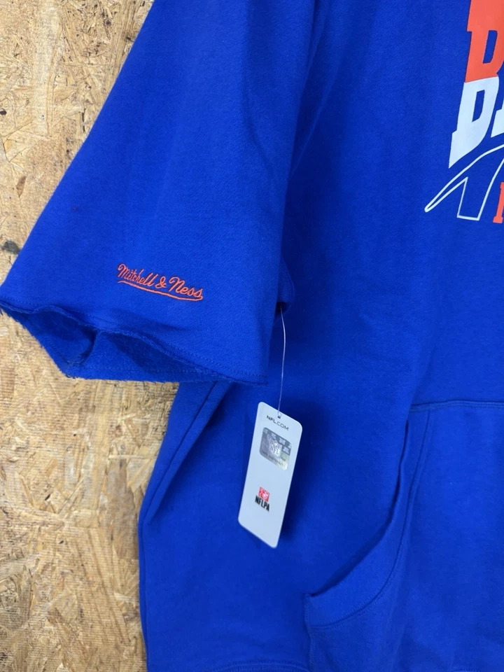 Sudadera con capucha Mitchell Ness Denver Broncos 3xl rara nueva con etiquetas manga corta Foto 3 de 4