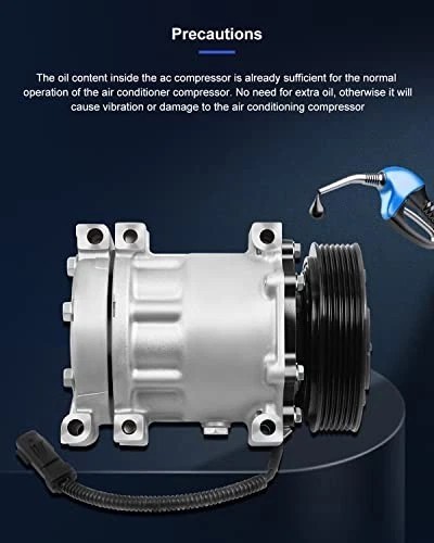 AC Compressor 1999-2001 for Dodge Dakota for Dodge for Ram 1500 2500 CO 4785C - Picture 5 of 8