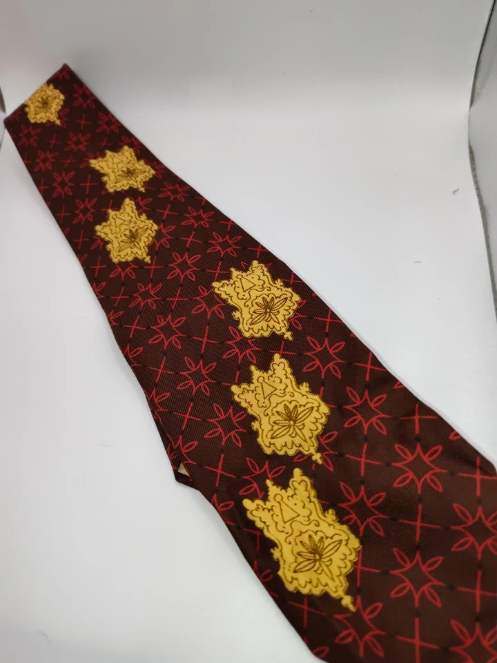 Corbata de seda vintage renacentista para hombre hecha a mano Foto 2 de 3