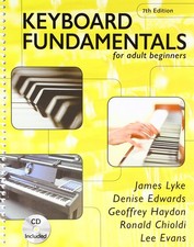KEYBOARD FUNDAMENTALS: FOR ADULT BEGINNERS BY Lee Evans PAPERBACK **VERY_GOOD**