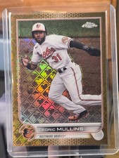2022 Topps Chrome Logofractor Edition Gold Refractor /50 Cedric Mullins
