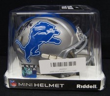 JARED GOFF Autographed Riddell Speed Mini-Helmet DETROIT LIONS Fanatics 