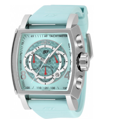 Invicta S1 Rally Concentric Men's 48mm Aqua Chrono Watch Turquoise 48429