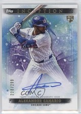 2024 Inception Base Rookie and Emerging Stars 228/299 Alexander Canario Auto 4k8