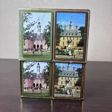 Congress Playing Cards Cel-U-Tone Colonial Williamsburg VA Governors Palace