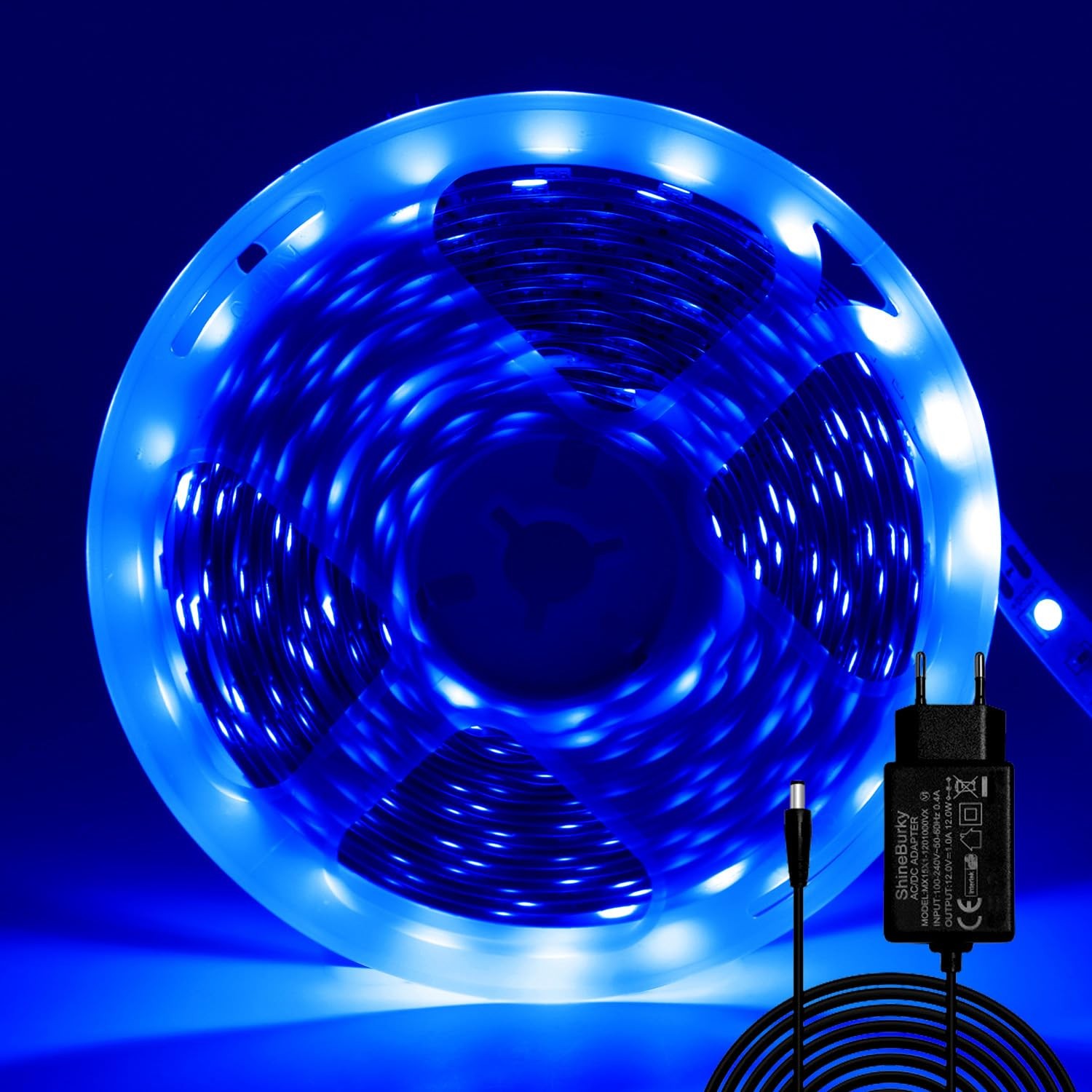 Bande LED 5 Mètres Bleue pour décorer le salon et le bureau moderne