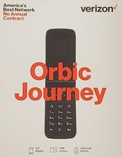 Orbic Journey V Verizon Prepaid 4g LTE Flip Phone - Black