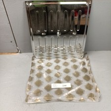 Polished Stainless Steel Heavy Duty Hit & Miss Air Vent Adjustable 250 x 250mm