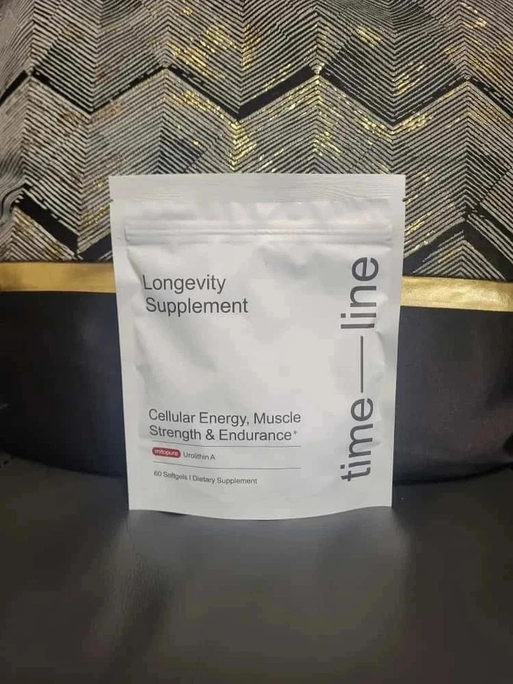 Time-Line Longevity Supplement Mitopure Urolithin A 60 Softgels Exp 7/2027 New! - Image 2 of 4