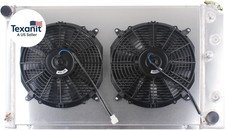 OHOB-COOL 3 Rows Full Aluminum Radiator with Shroud Fan for Chevy 1970-1987 72 8