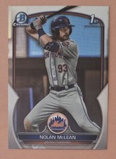 Nolan McLean 2023 Bowman Chrome Draft 1st Prospect Card #BDC-96