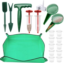 Digger Seed Spreader,Sowing Seeds Dispenser Set,Mini Seed Dispenser