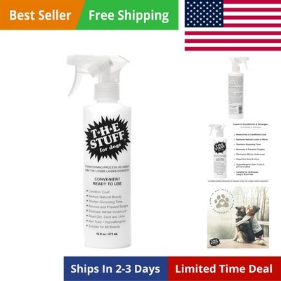 Leave-in Dog Conditioner and Detangler Spray | 16oz Ready to Use | Perfect So...