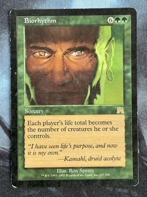 Magic The Gathering - Biorhythm - Englisch - 247 - Onslaught - Played