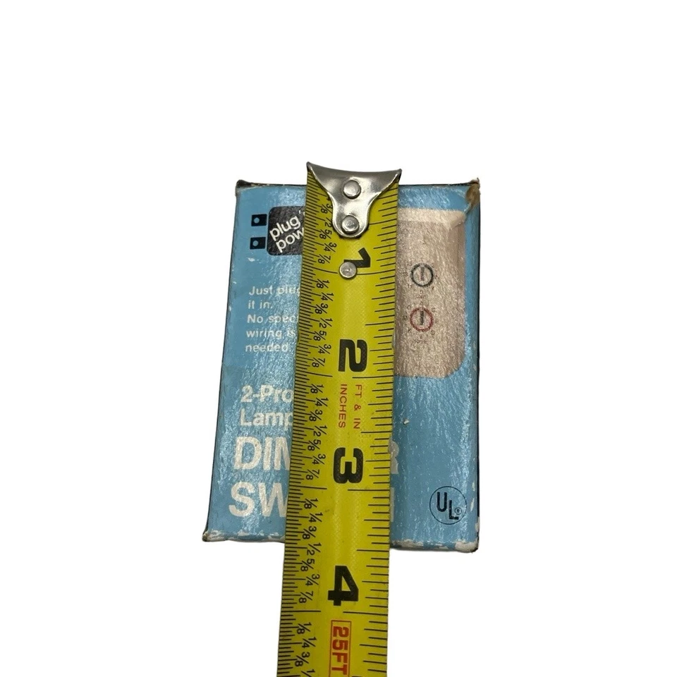 Radio Shack Dimmer Switch Cat No 61 2681A 2 Prong Beige No Wiring Smart Home - Image 3 of 4