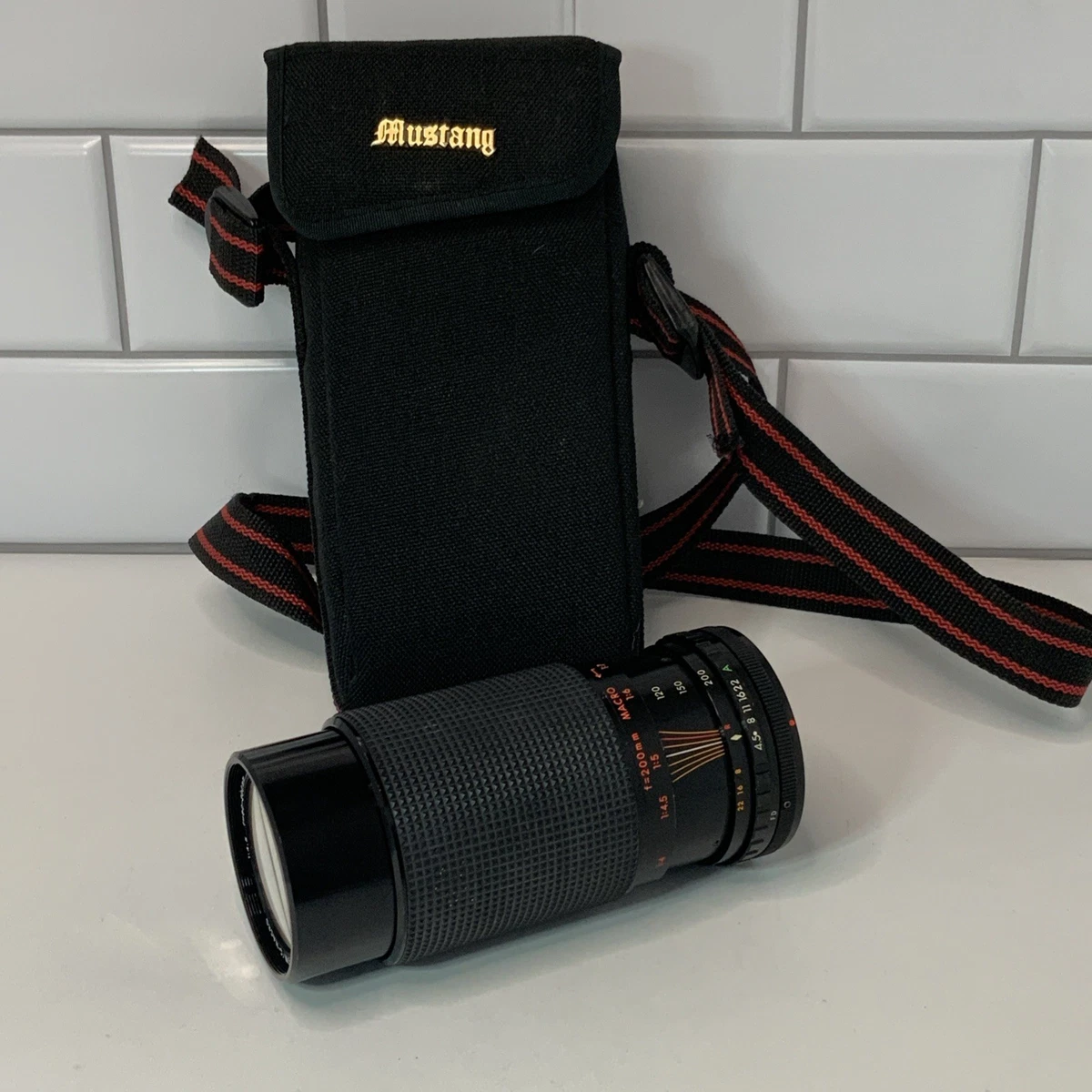 Objectif Sakar MC Zoom/C-Macro 80-200 Mm F/4.5 - Japon, Avec Pochette Cuir, Occasion