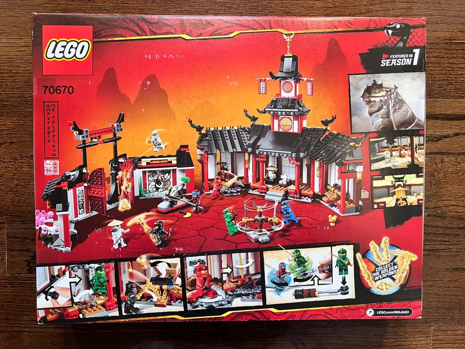 LEGO 70670 "Ninjago Legacy" MONASTERY OF SPINJITZU RETIRED NEW SEALED - Image 2 of 4