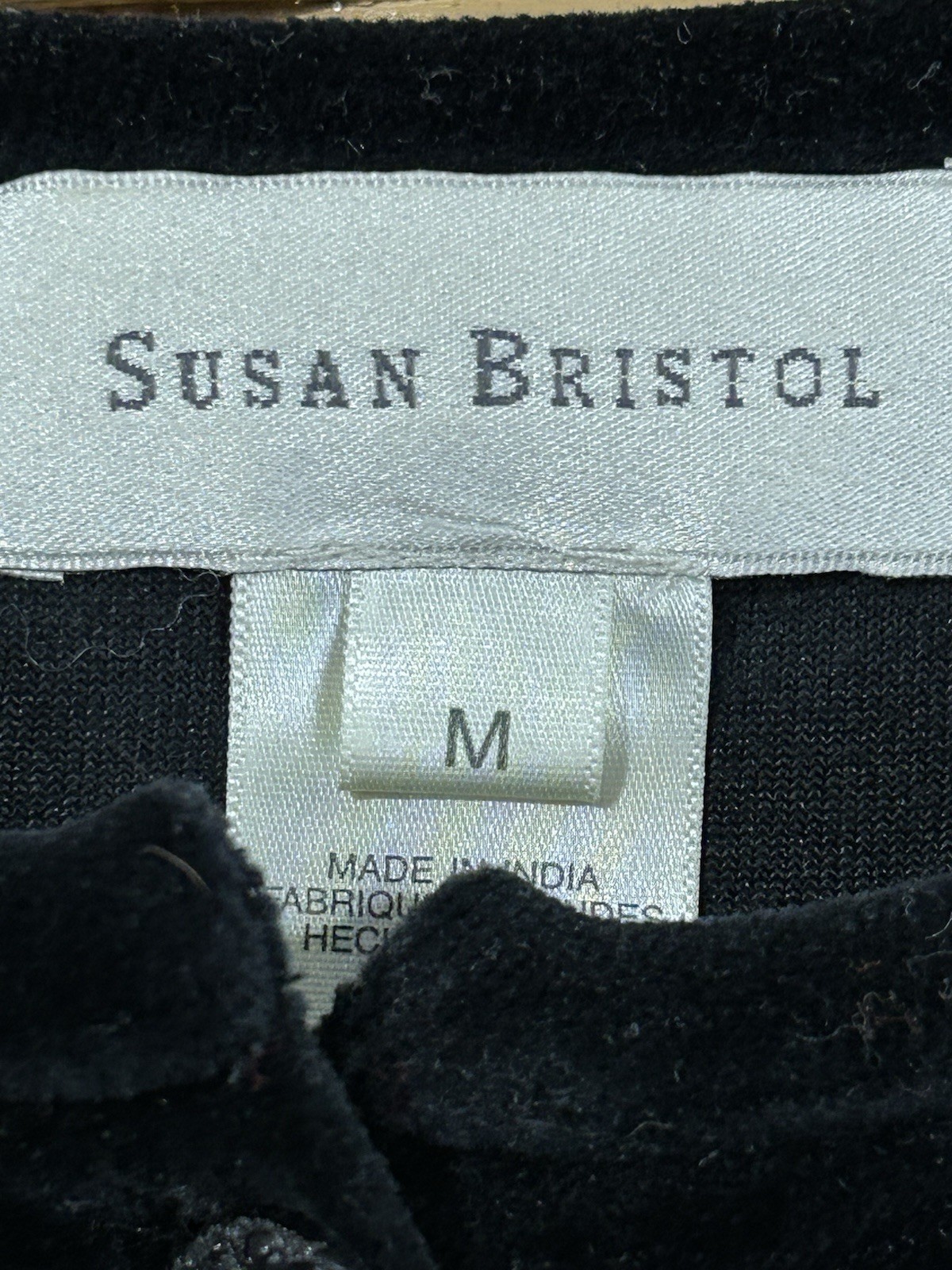 susan bristol cardigan Velvet Winter Pine Sprigs Berries Medium Christmas