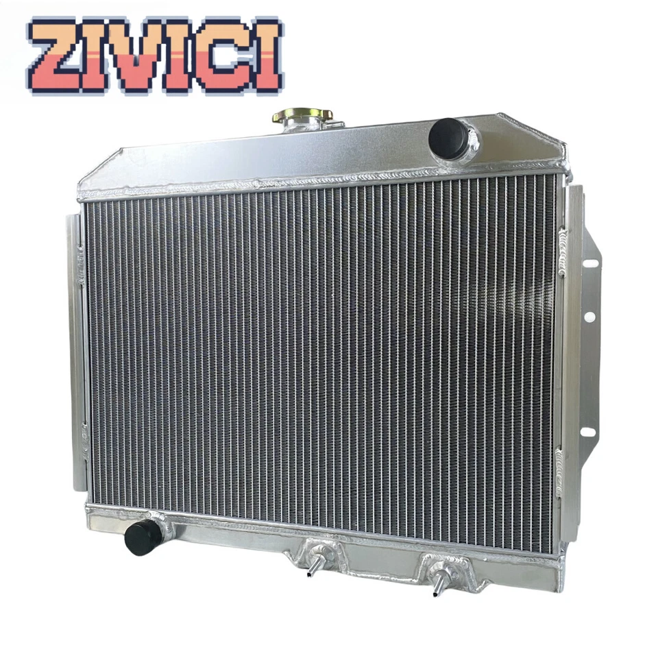 Radiador 5 fileiras de alumínio para 1958-68 AMC American 1960-74 AMC Ambassador - Imagem 3 de 4