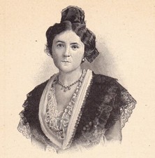 Portrait Jeanne de Flandreysy Valencia Drôme Woman of Letter Poetry Poet 