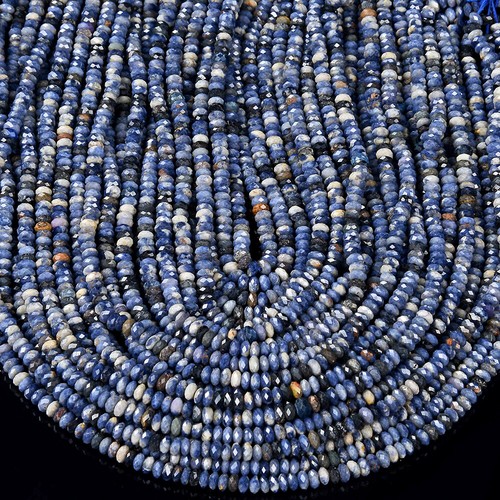 4X2MM Natural Azul Zafiro AA Micro Facetada 15 pulgadas (80018102-P87) - Imagen 3 de 3