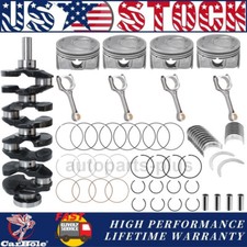 Crank Shaft & Piston & Connecting Rod & Bearing For Sonata Optima Sorento 2.4l