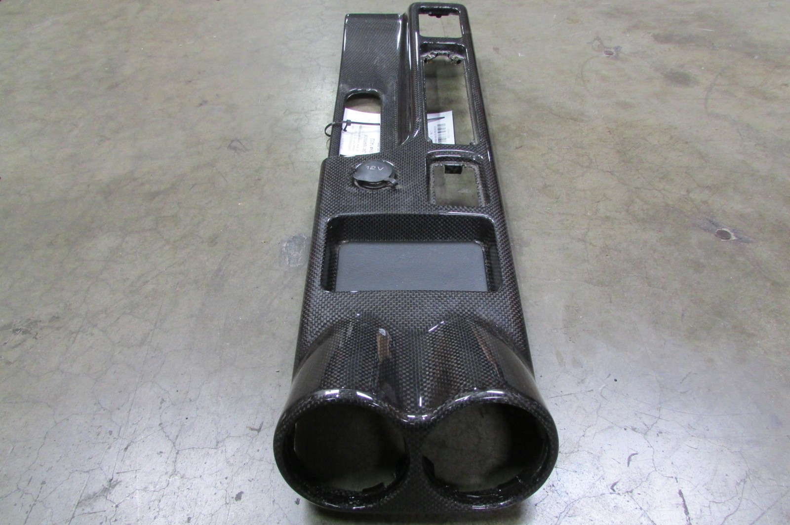 Maserati Gransport, Carbon Fiber Center Console, Used, P/N 68326200