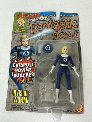 Marvel Super Heroes Action Figures 1994 Invisible Woman Fantastic Four ToyBiz