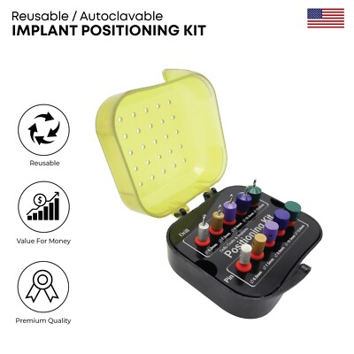 Dental Drills Guide and Implant Positioning Set Guided Surgery Dental Kit 