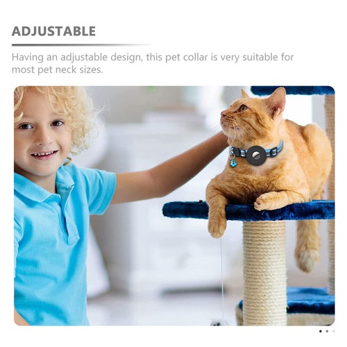 2 Count Reflective Pet Collar Cat with Bell Breakaway Dog Collars - 第 3/12 張圖片