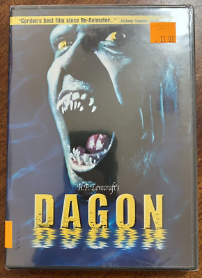 SEALED H.P. LOVECRAFT'S DAGON 2001 HORROR DVD EZRA GODDEN
