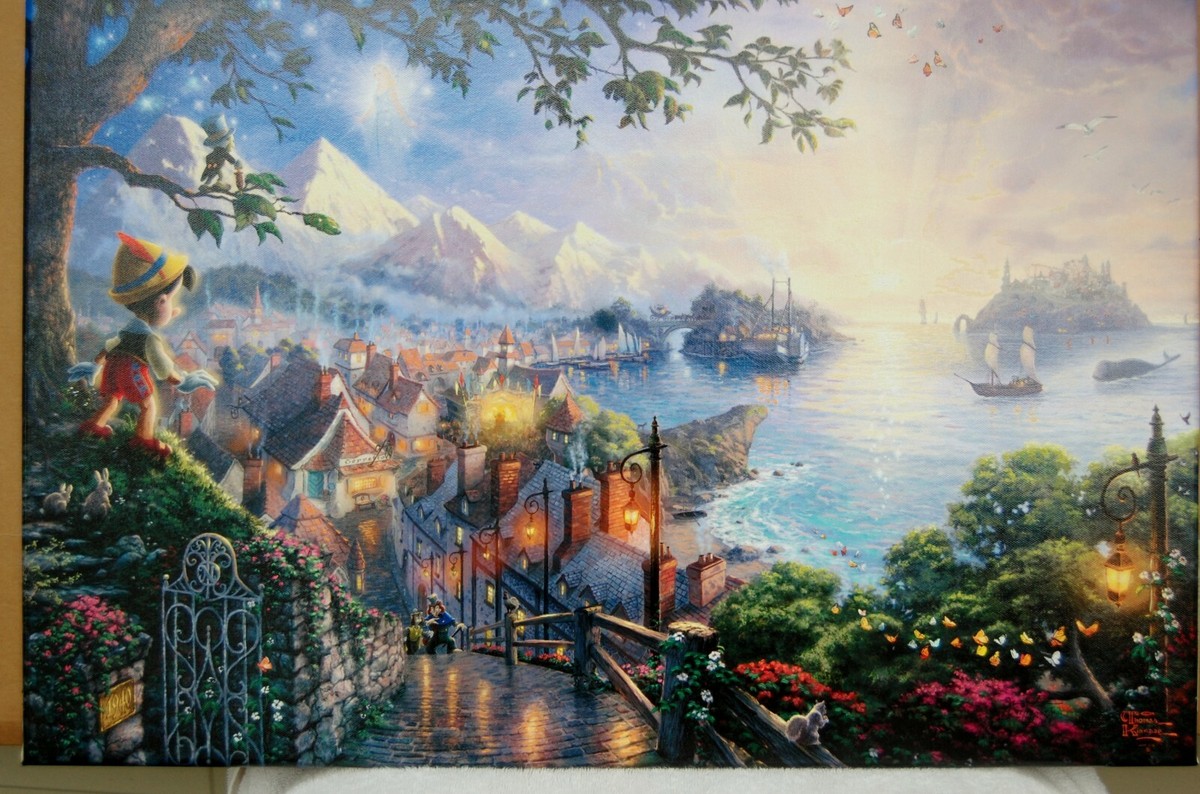 Thomas Kinkade Disney - Gallery Proof unframed 18x27