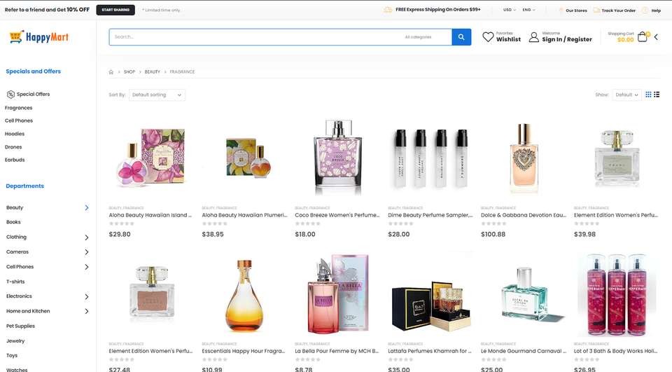 Amazon eBay AliExpress Affiliate / Drop Shipping Commerce Website ...
