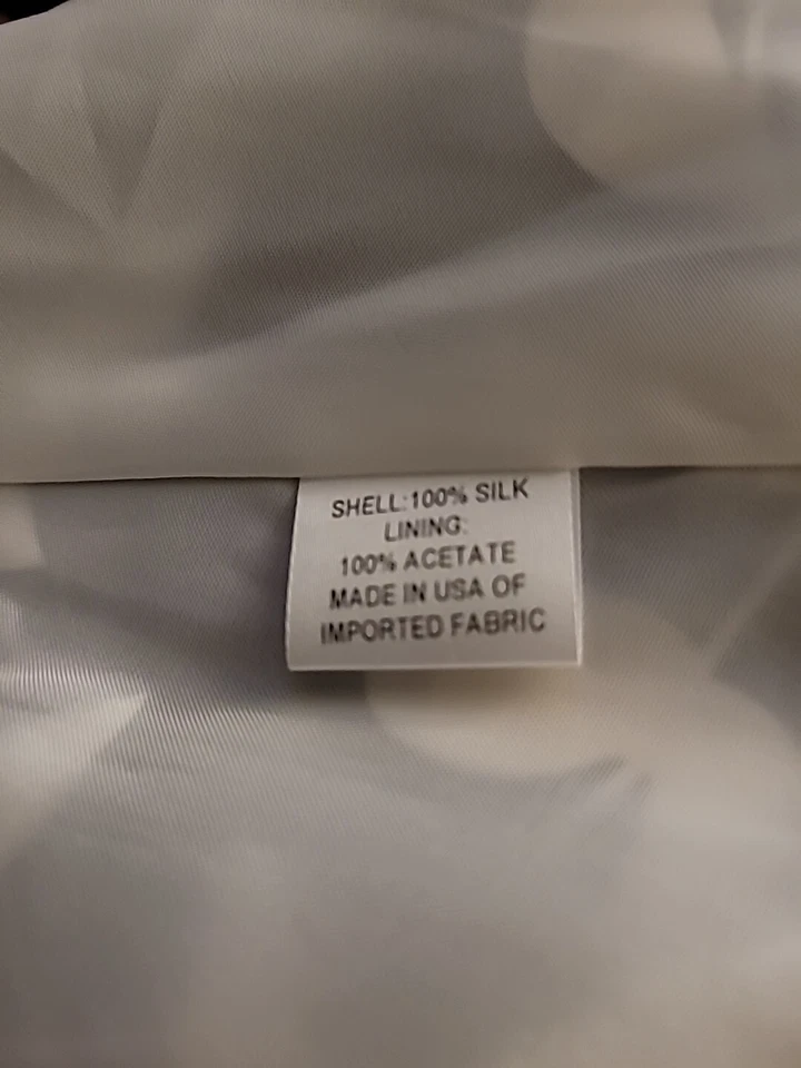 Falda Sara Campbell Vintage Negra Blanca Floral Seda Midi Línea A Talla 8 Foto 4 de 4