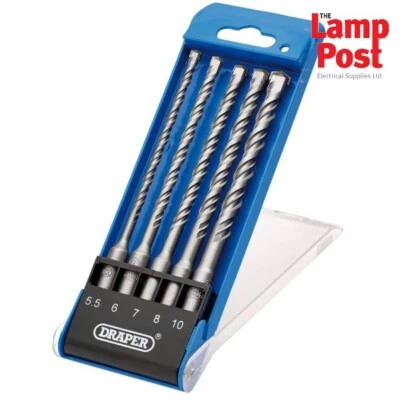 Draper 09105 SDS Plus Drill Bit Set - 5 Piece
