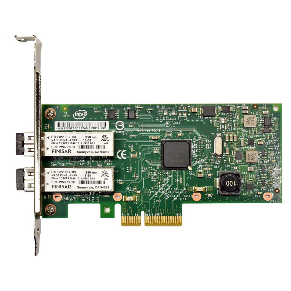 Dell / Intel I350-F2 Dual-Port LC-Duplex FC PCIe x4 Network Adapter 06Y3JD FP - Bild 2 von 4