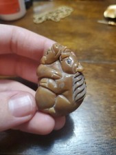 Vintage Tagua Nut Netsuke Figurine