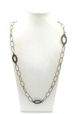 Silpada Sterling Silver 925 Necklace Oxidized Hammered N1506 36"