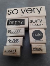 So Very Rubber Stamps Set Of 8 Stampin' Up 2007