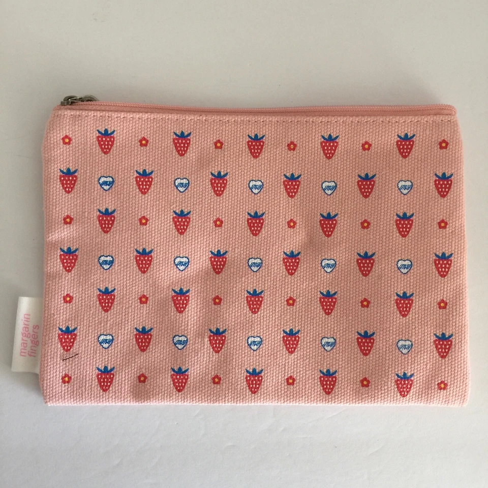 Etude House Berry Delicious Pink Strawberry - Zipper Pouch By Margarine Fingers - Image 2 of 2