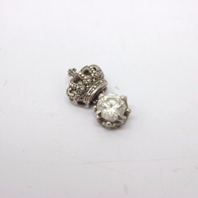 Justin Davis Crown Pendant Top Charm Sv925 Silver Clear | eBay Justin Davis Crown Pendant Top Charm Sv925 Silver Clear | eBay
