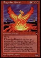 MTG - Bogardan Phoenix - Visions - NM, English Magic FLAT RATE SHIP