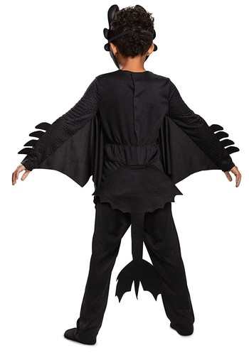 Kids How to Train Your Dragon Toothless Night Fury Costume Jumpsuit Book Week - Foto 5 di 12