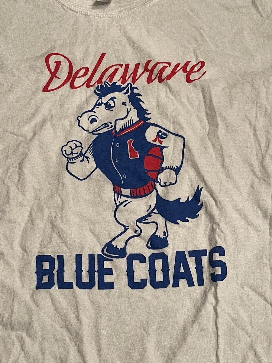 Delaware Blue Coats t Shirt Chase Logo White Team Logo